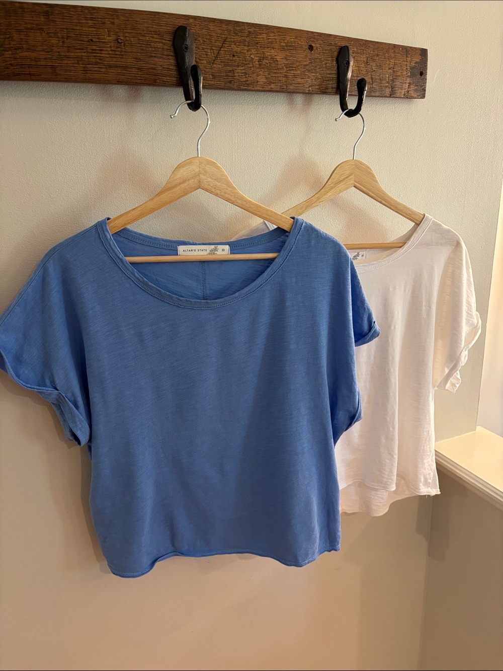 Altar'd State BUNDLE! Two Cropped Tees - Size Medium